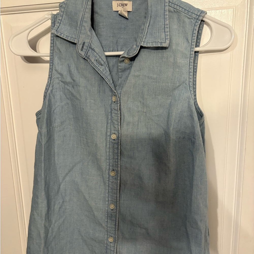 J. Crew Soft Blue Blouse XS